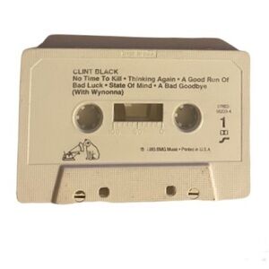 Clint Black ‎– No Time To Kill cassette.